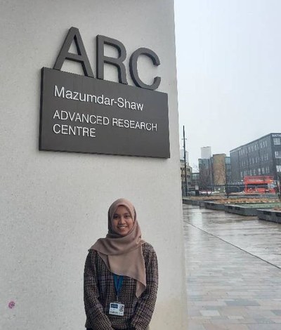 Nurul Asykin Binti Mat Pauzi is on a 6-month secondment at the Centre for the Cellular Microenvironment in Glasgow